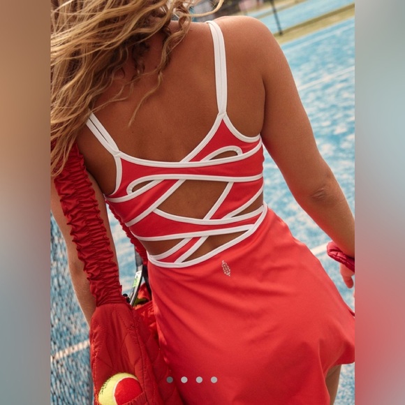 Free People Dresses & Skirts - Free People Tennis Dress- One More Serve Skortsie